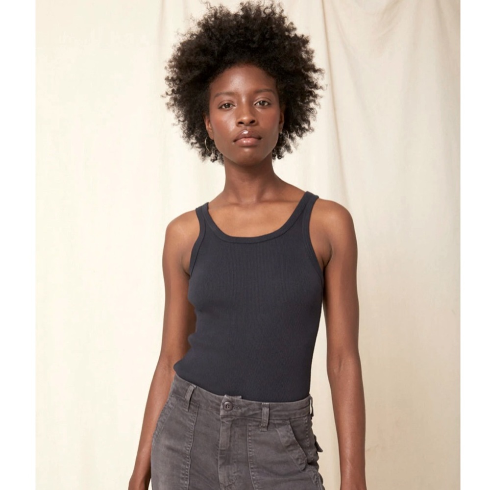 AMO | long rib tank bodysuit